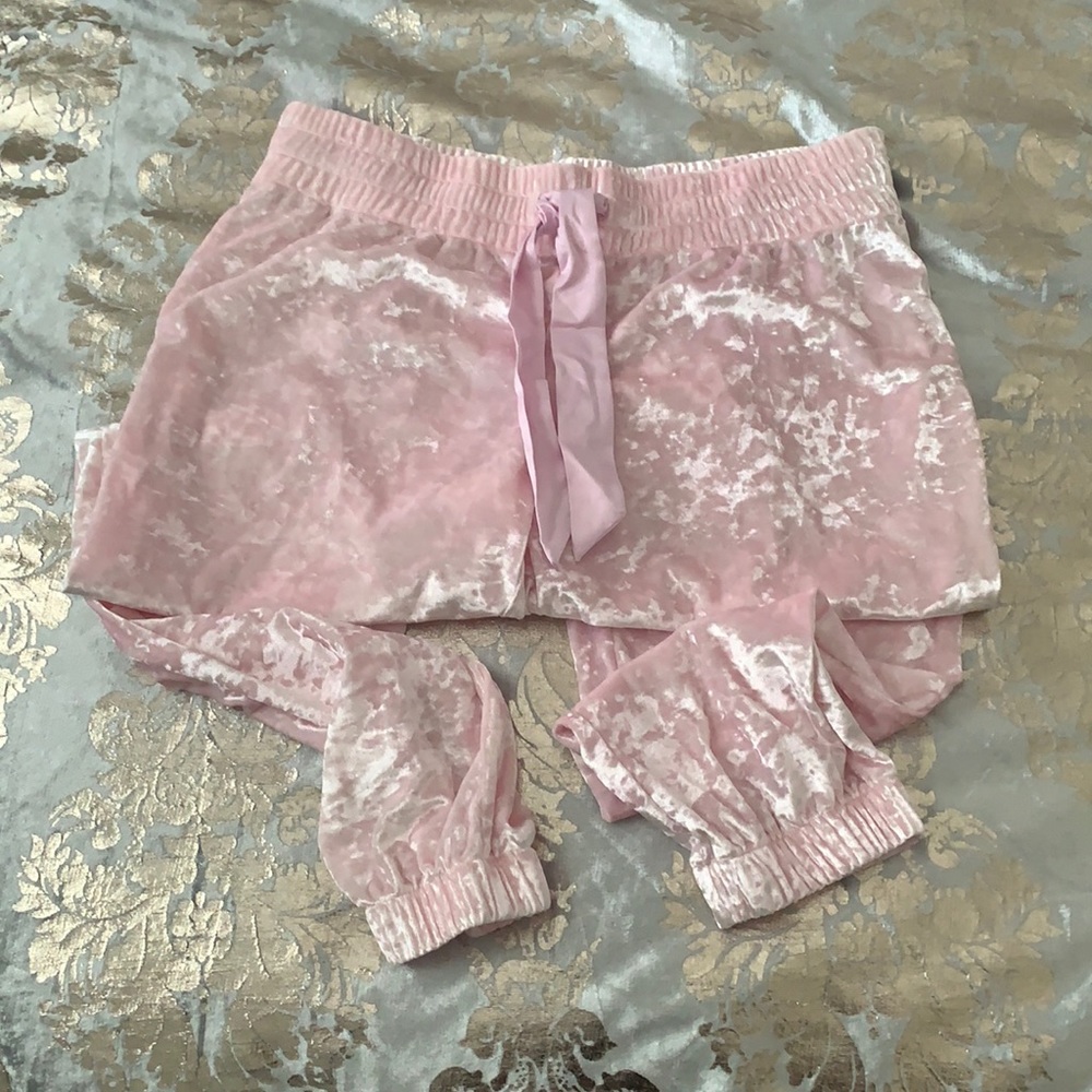 Victoria’s Secret Pink Velvety Pajama Pants